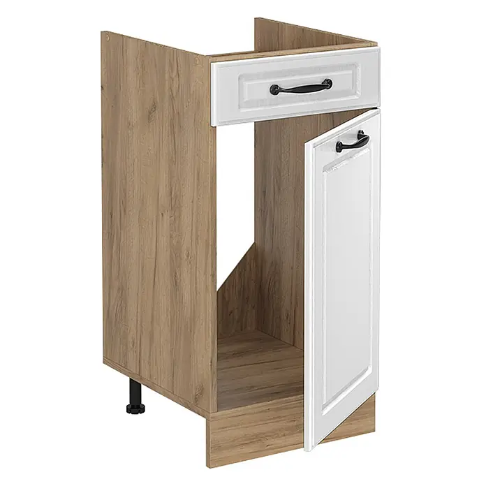 Küchenunterschrank R-Line 40 cm Weiß Landhaus Art.-Nr. 61180 - 