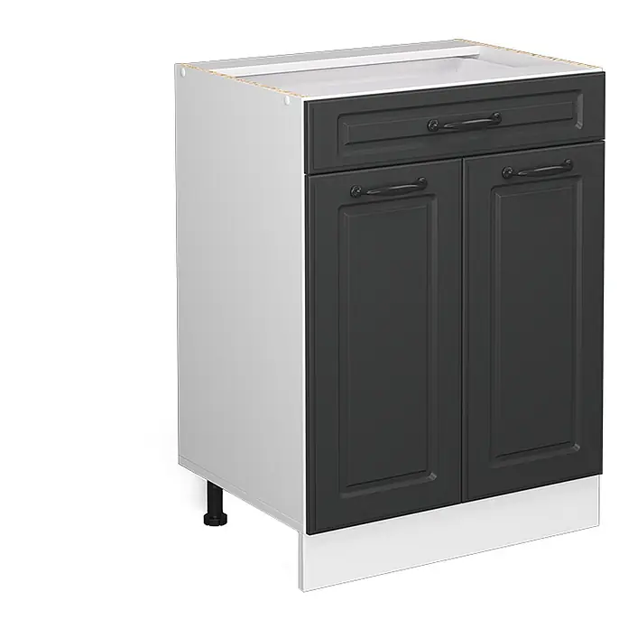 Küchenfront R-Line 59.6 cm Anthrazit Landhaus Art.-Nr. 37190 - 
