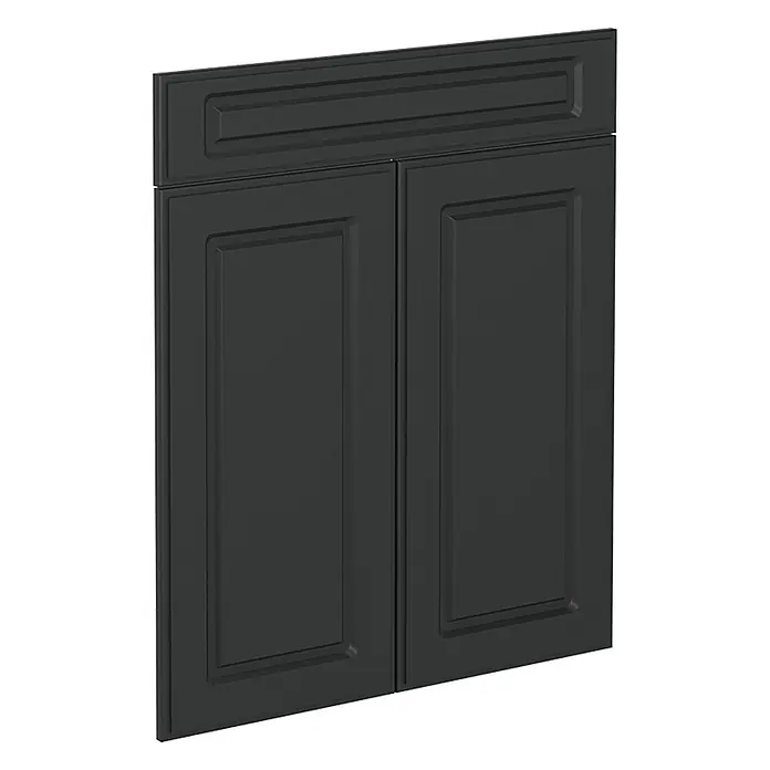 Küchenfront R-Line 59.6 cm Anthrazit Landhaus Art.-Nr. 37190 - 