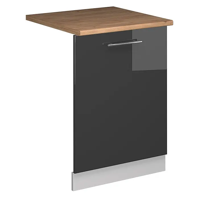 Geschirrspülblende Fame-Line 60 cm Anthrazit Hochglanz Art.-Nr. 54833 - 