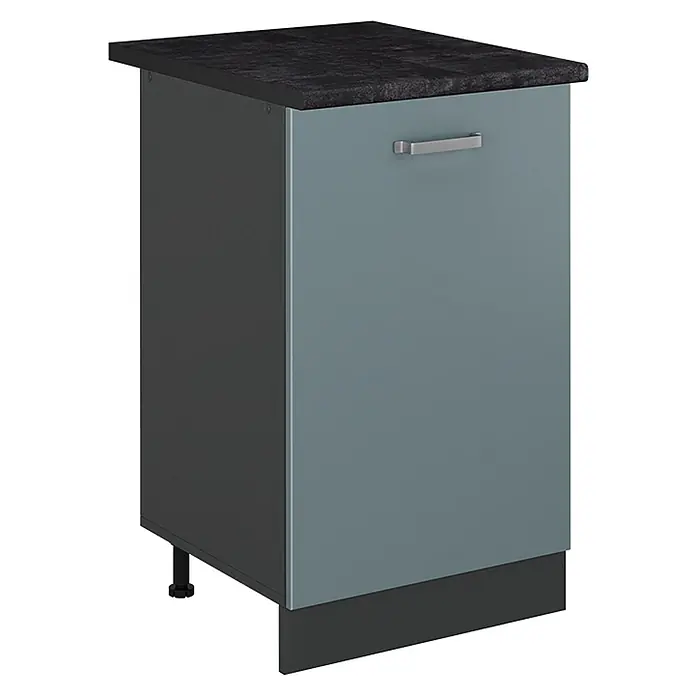 Küchenunterschrank R-Line 50 cm Blau-Grau Art.-Nr. 70260 - 