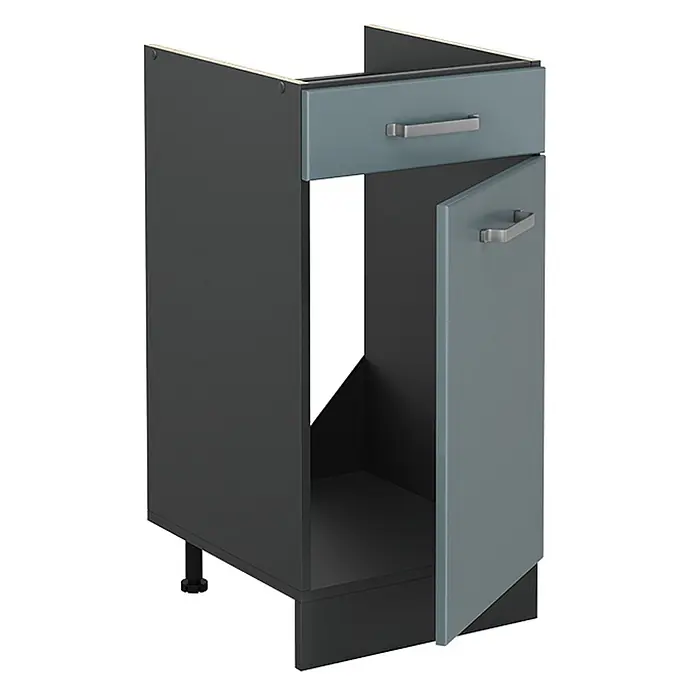 Küchenunterschrank R-Line 40 cm Blau-Grau Art.-Nr. 61062 - 