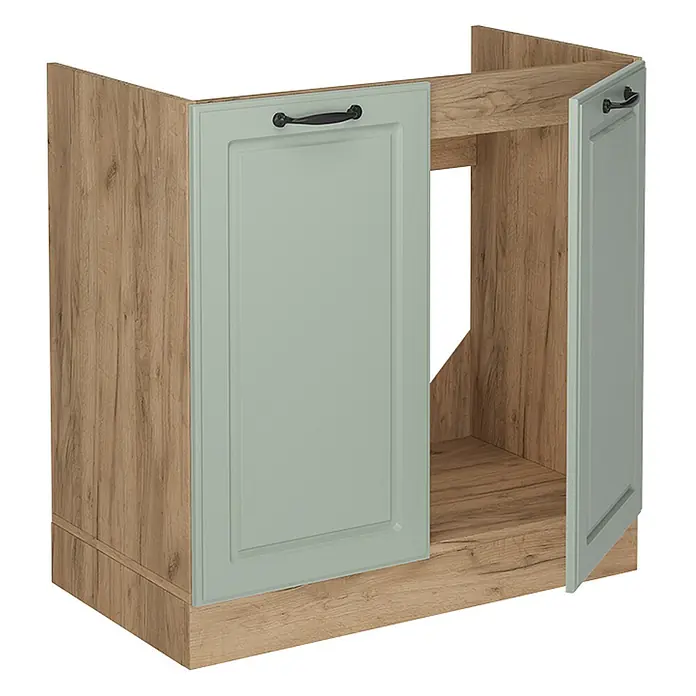 Spülenunterschrank R-Line 80 cm Mint Landhaus Art.-Nr. 71225 - 