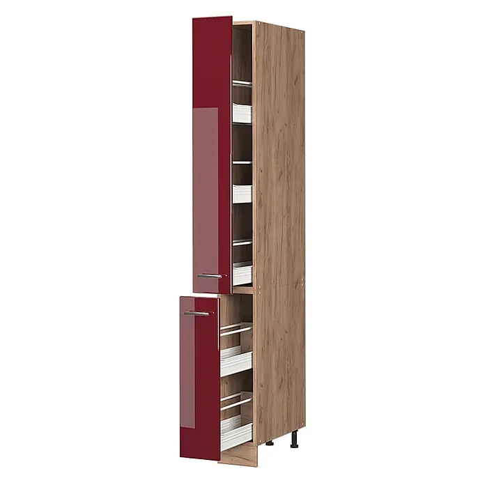 Apothekerschrank Fame-Line 20 cm Bordeaux Hochglanz Art.-Nr. 61664 - 