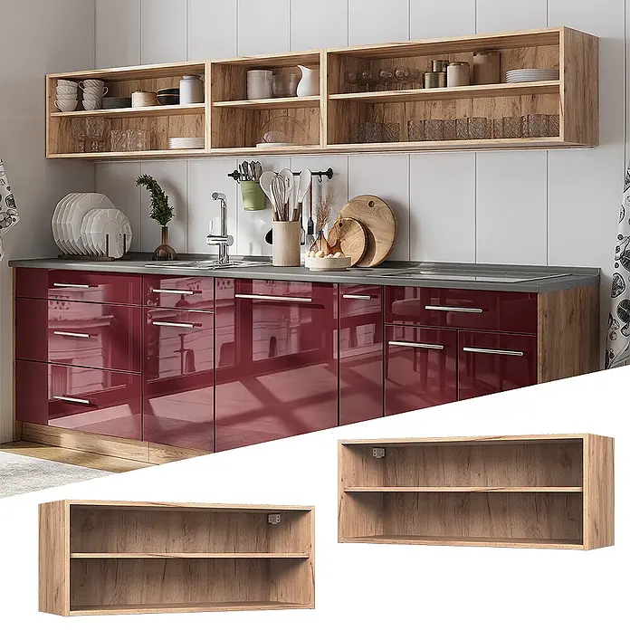 Hängeschrank Fame-Line 100 cm Goldkraft Eiche Art.-Nr. 61240 - 