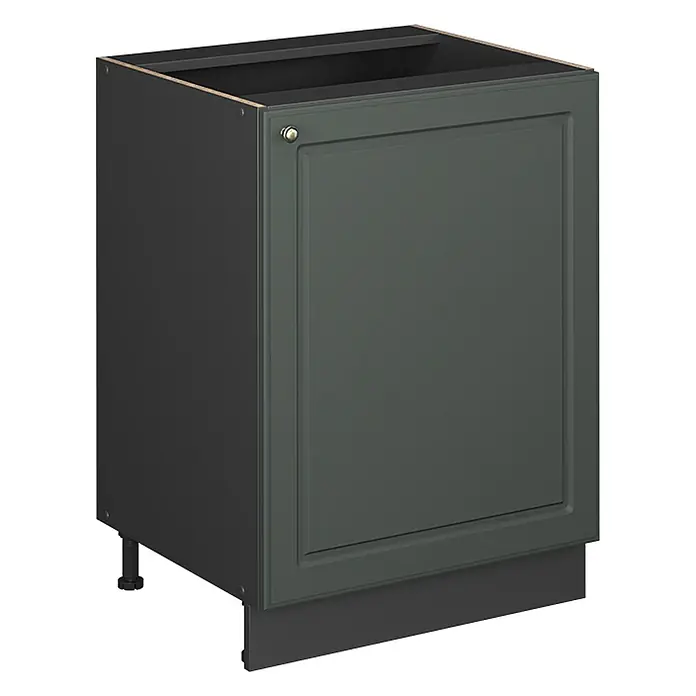 Küchenunterschrank Fame-Line 60 cm Grün-Gold Landhaus Art.-Nr. 65165 - 