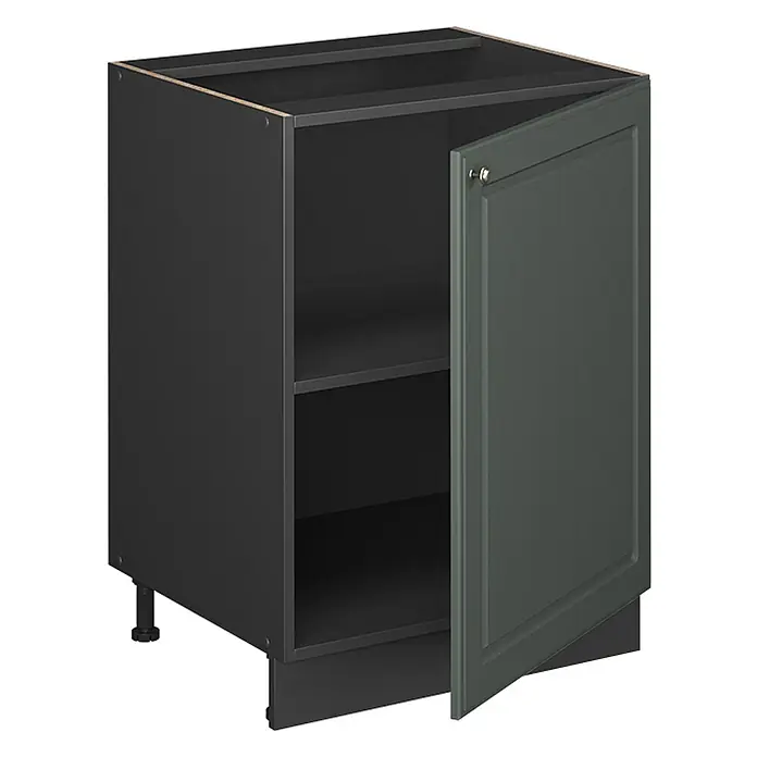 Küchenunterschrank Fame-Line 60 cm Grün-Gold Landhaus Art.-Nr. 65165 - 