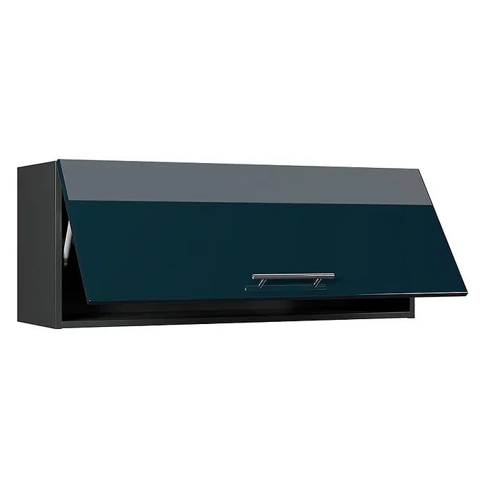 Hängeschrank Fame-Line 100 cm Dunkelblau Hochglanz Art.-Nr. 61573 - 