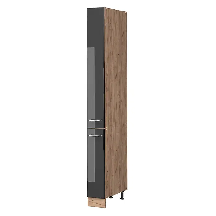 Apothekerschrank Fame-Line 20 cm Anthrazit Hochglanz Art.-Nr. 61659 - 