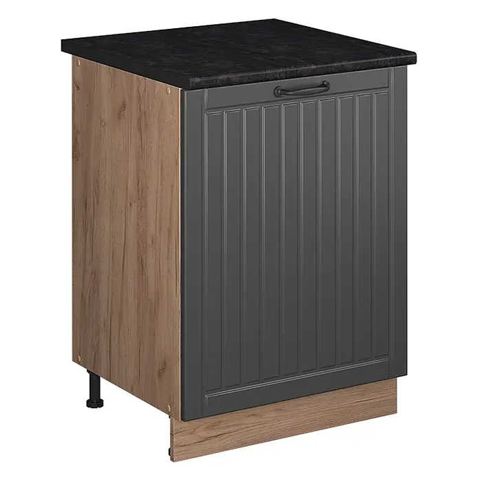 Küchenunterschrank Fame-Line 60 cm Dunkelgrau Art.-Nr. 65190 - 