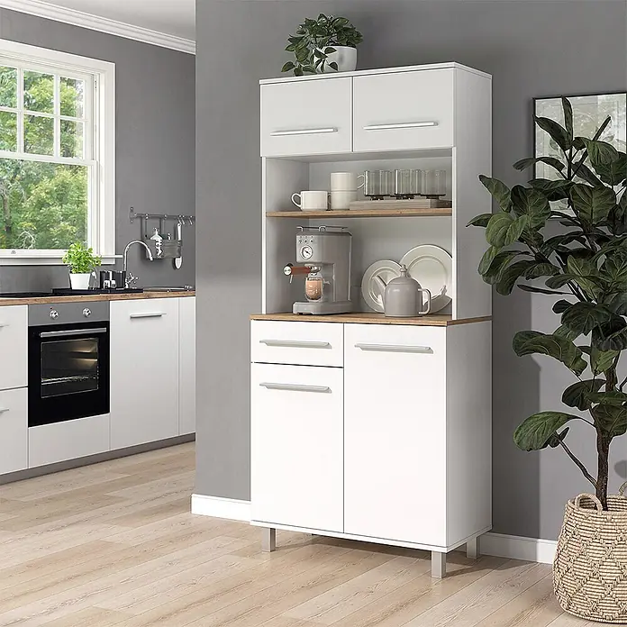 Küchenbuffet Pure 80.2 cm Weiß Art.-Nr. 59915 - 