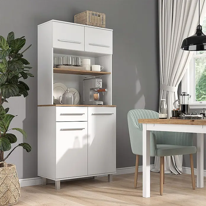 Küchenbuffet Pure 80.2 cm Weiß Art.-Nr. 59915 - 