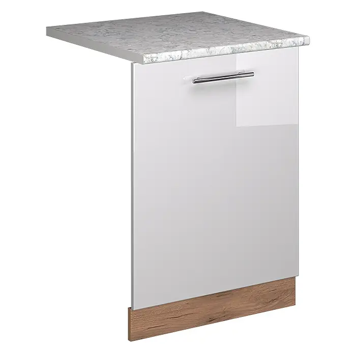 Geschirrspülblende Fame-Line 60 cm Weiß Hochglanz Art.-Nr. 54836 - 