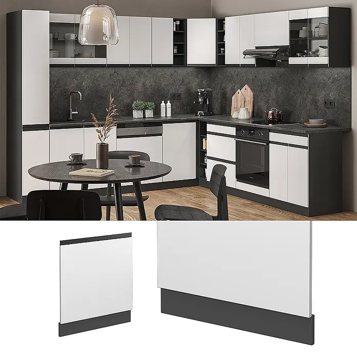 Geschirrspülblende R-Line 60 cm Weiß Art.-Nr. 54617 - 