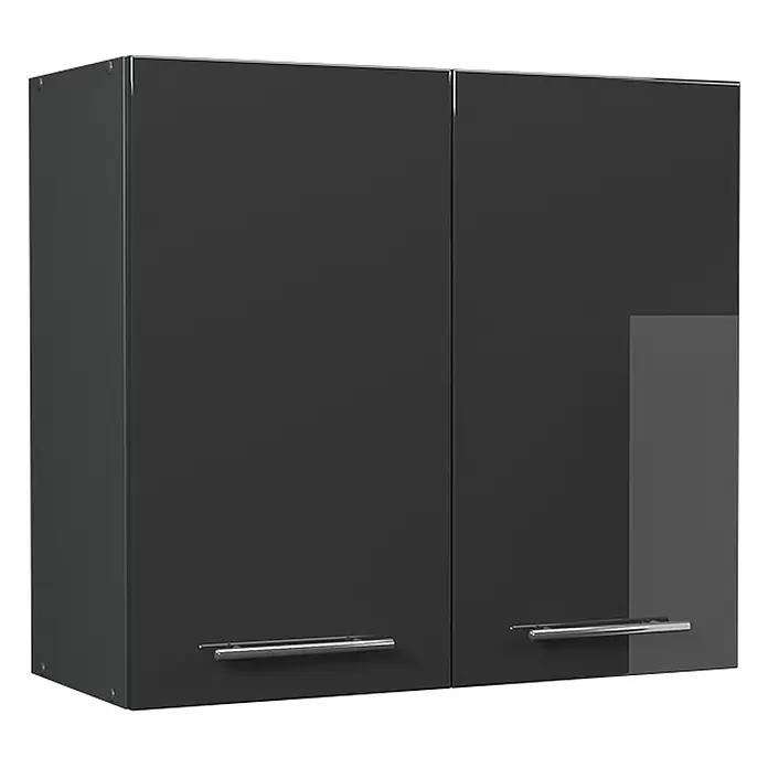 Hängeschrank Fame-Line 80 cm Anthrazit Hochglanz Art.-Nr. 62804 - 
