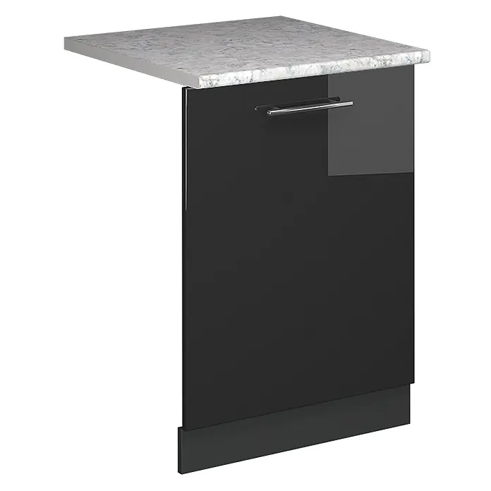 Geschirrspülblende Fame-Line 60 cm Anthrazit Hochglanz Art.-Nr. 54817 - 