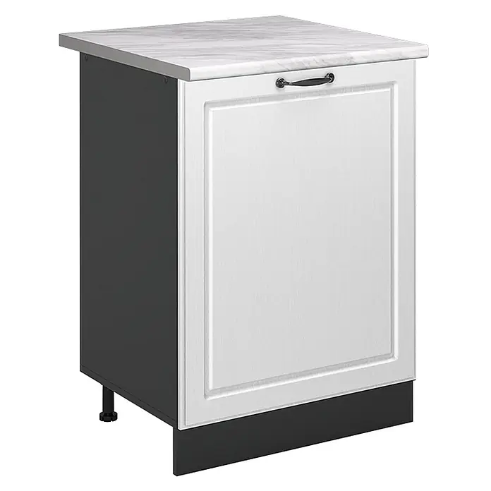 Küchenunterschrank R-Line 60 cm Weiß Landhaus Art.-Nr. 72057 - 