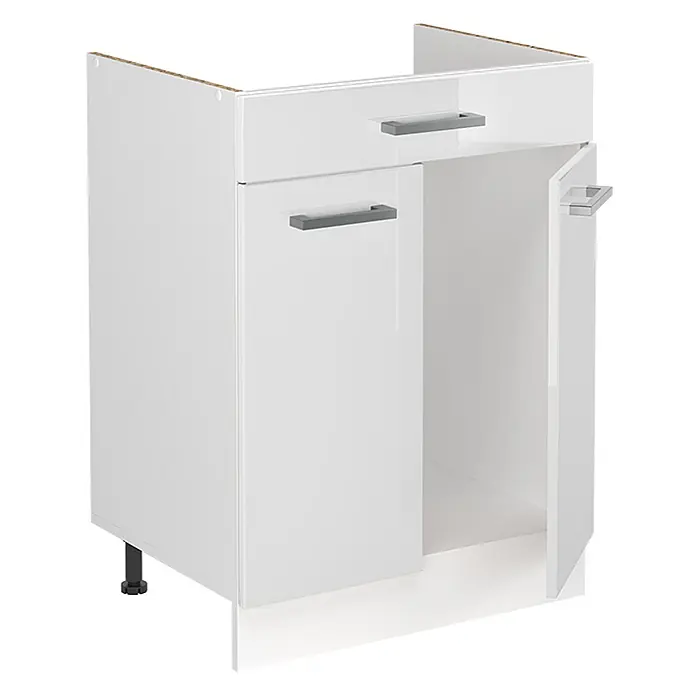 Spülenunterschrank R-Line 60 cm Weiß Hochglanz Art.-Nr. 73034 - 