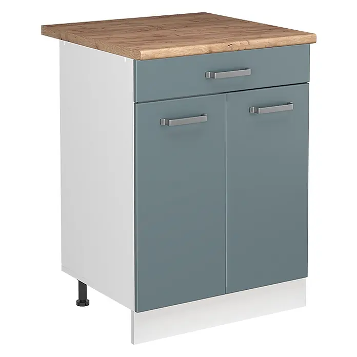 Spülenunterschrank R-Line 60 cm Blau-Grau Art.-Nr. 72997 - 