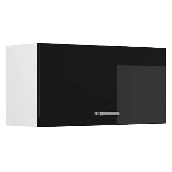 Hängeschrank R-Line 80 cm Schwarz Hochglanz Art.-Nr. 63104 - 