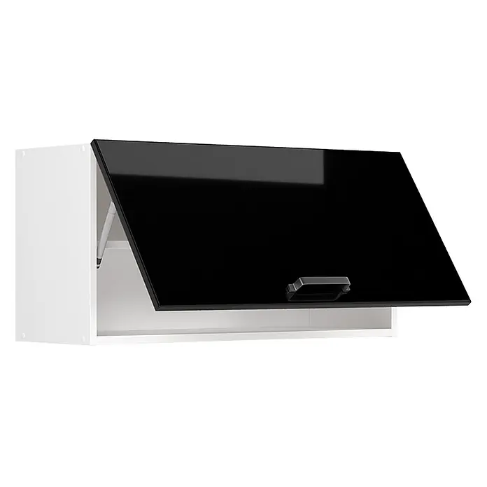 Hängeschrank R-Line 80 cm Schwarz Hochglanz Art.-Nr. 63104 - 