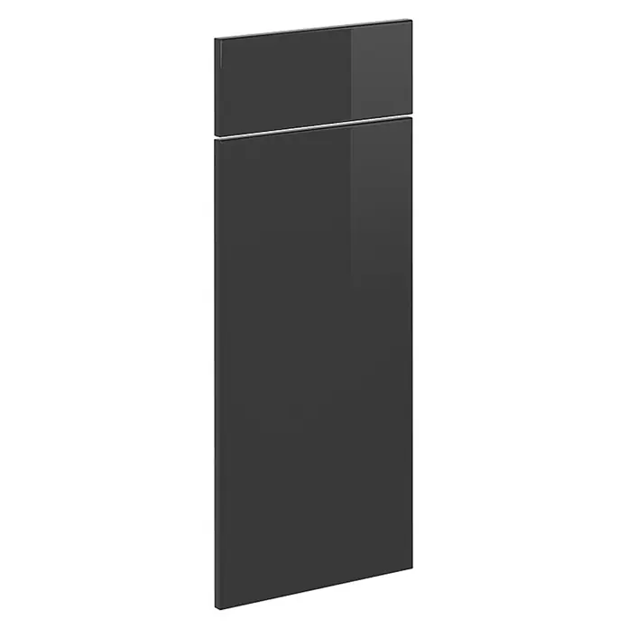 Küchenfront R-Line 29.6 cm Anthrazit Hochglanz Art.-Nr. 37422 - 
