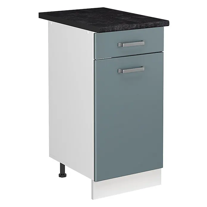 Spülenunterschrank R-Line 40 cm Blau-Grau Art.-Nr. 72869 - 