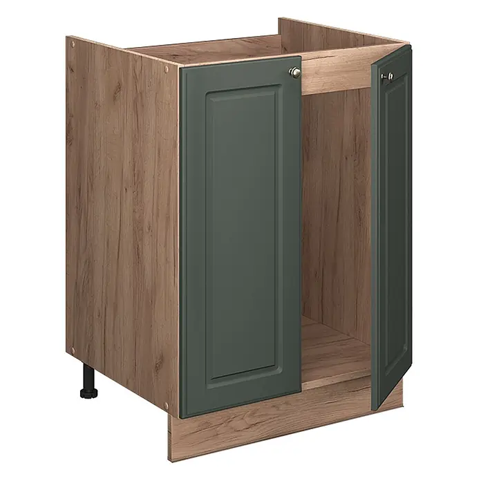 Spülenunterschrank Fame-Line 60 cm Grün-Gold Landhaus Art.-Nr. 65237 - 