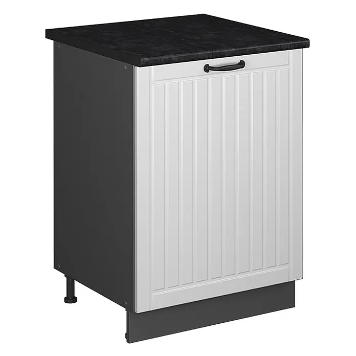 Küchenunterschrank Fame-Line 60 cm Weiß Landhaus Art.-Nr. 65170 - 