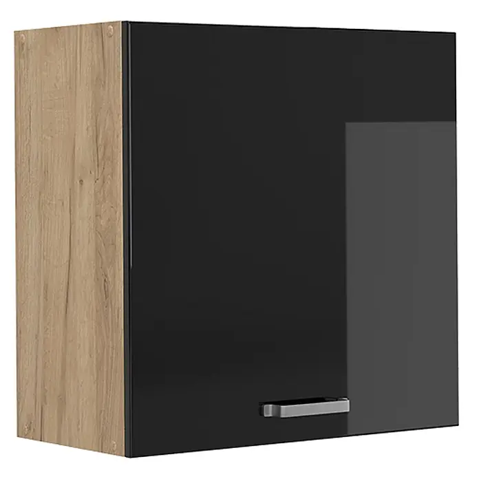 Hängeschrank R-Line 60 cm Schwarz Hochglanz Art.-Nr. 65814 - 