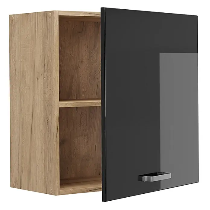 Hängeschrank R-Line 60 cm Schwarz Hochglanz Art.-Nr. 65814 - 