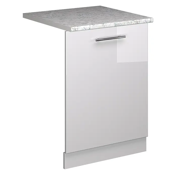 Geschirrspülblende Fame-Line 60 cm Weiß Hochglanz Art.-Nr. 54823 - 