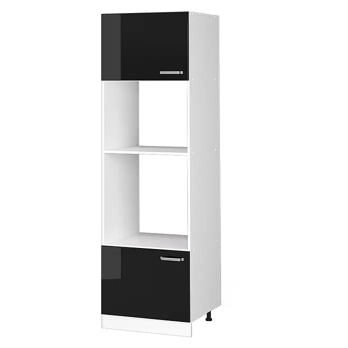 Küchenfront R-Line 59.6 cm Schwarz Hochglanz Art.-Nr. 40911 - 