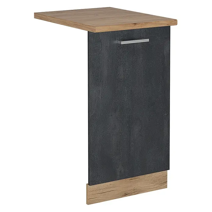 Geschirrspülblende R-Line 45 cm Schwarz Beton Art.-Nr. 55095 - 