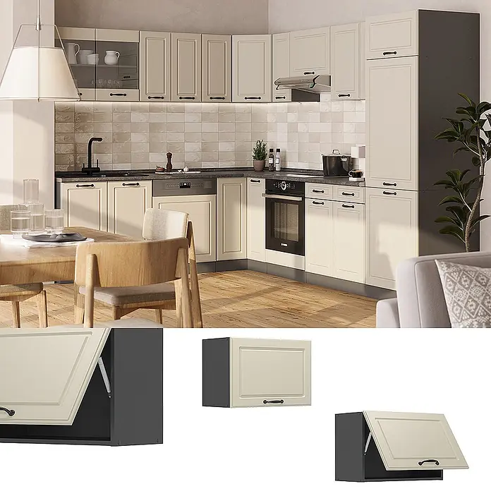 Hängeschrank R-Line 60 cm Sand Landhaus Art.-Nr. 71181 - 