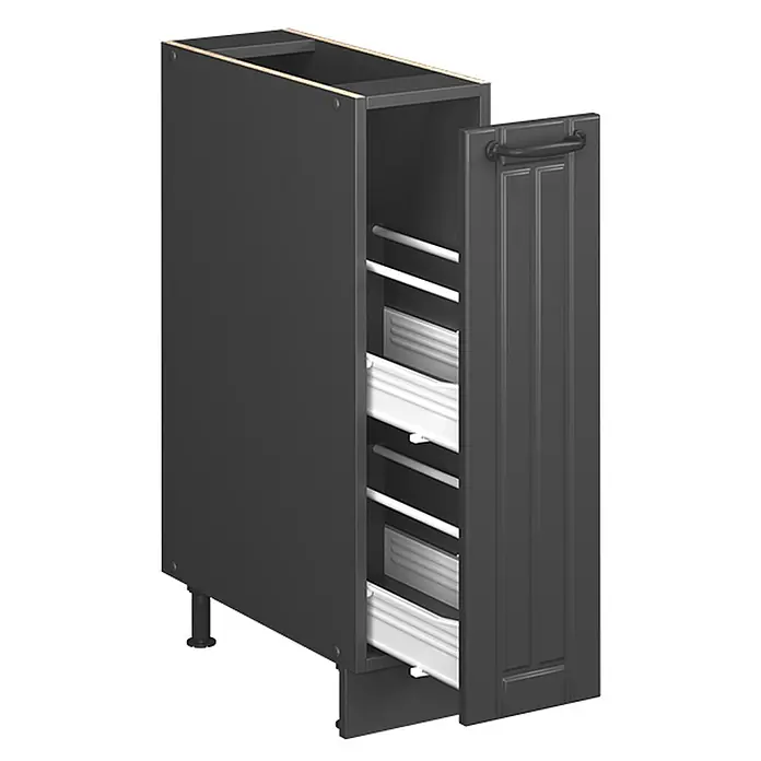 Apothekerschrank Fame-Line 20 cm Dunkelgrau Art.-Nr. 62094 - 