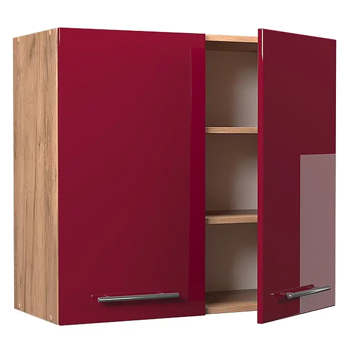Hängeschrank Fame-Line 80 cm Bordeaux Hochglanz Art.-Nr. 62816 - 