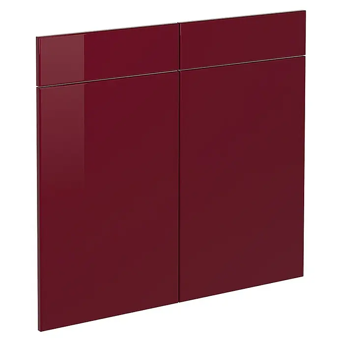 Küchenfront R-Line 79.2 cm Rot Hochglanz Art.-Nr. 41234 - 