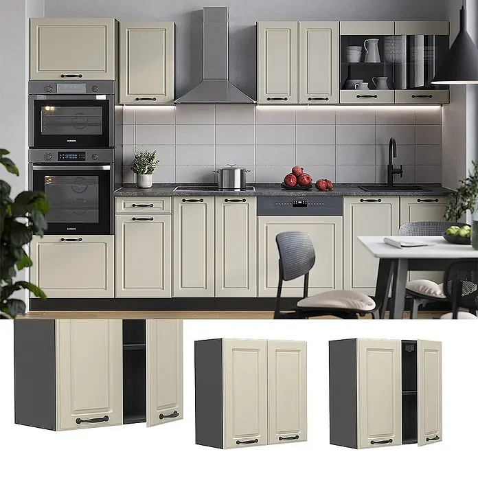 Hängeschrank R-Line 60 cm Sand Landhaus Art.-Nr. 71178 - 