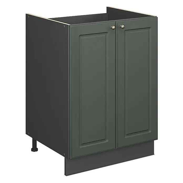 Spülenunterschrank Fame-Line 60 cm Grün-Gold Landhaus Art.-Nr. 65272 - 