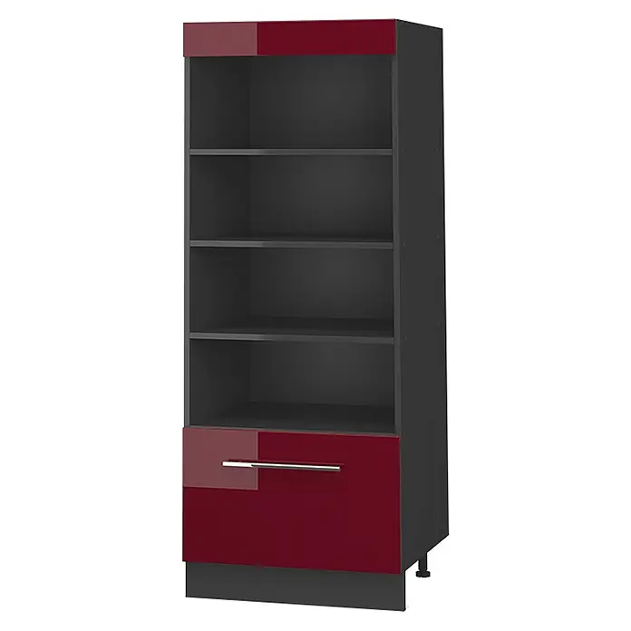 Vorratsschrank Fame-Line 60 cm Bordeaux Hochglanz Art.-Nr. 62225 - 