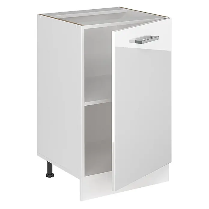 Küchenunterschrank R-Line 50 cm Weiß Hochglanz Art.-Nr. 70174 - 