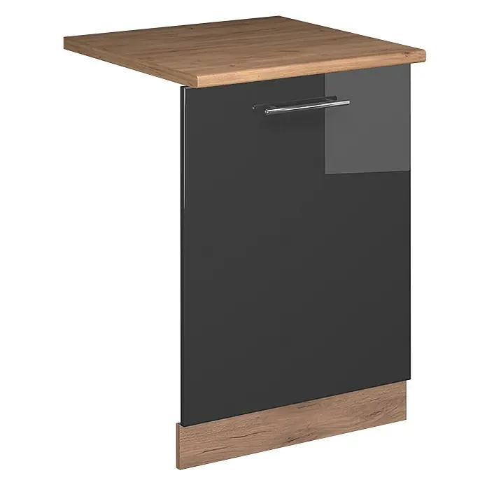 Geschirrspülblende Fame-Line 60 cm Anthrazit Hochglanz Art.-Nr. 54839 - 