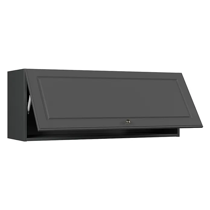 Hängeschrank Fame-Line 100 cm Anthrazit-Gold Landhaus Art.-Nr. 61568 - 
