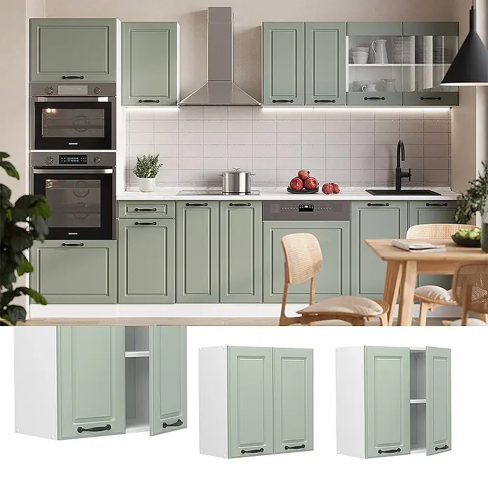 Hängeschrank R-Line 60 cm Mint Landhaus Art.-Nr. 71056 - 