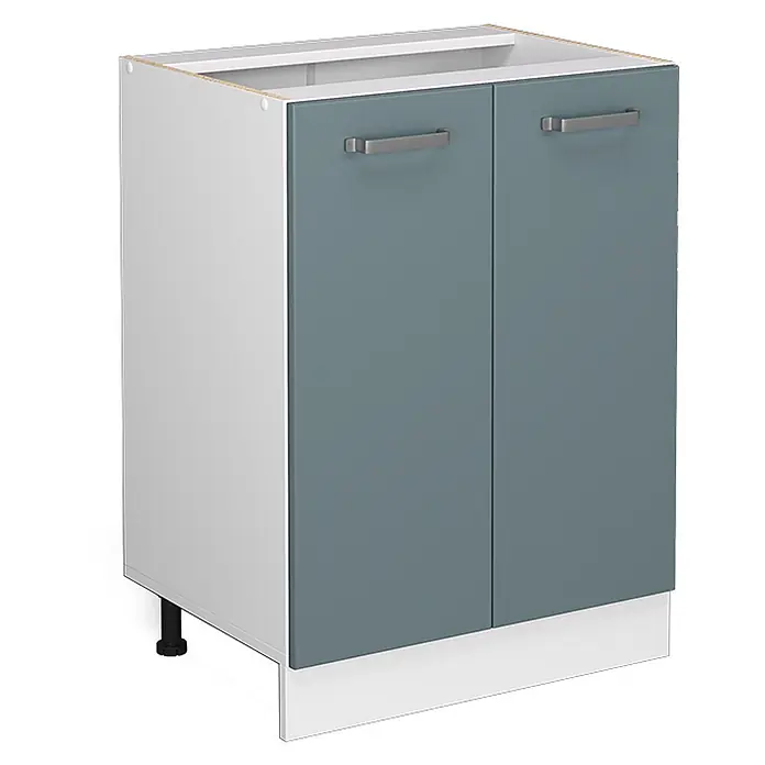 Küchenfront R-Line 59.2 cm Blau-Grau Art.-Nr. 40930 - 