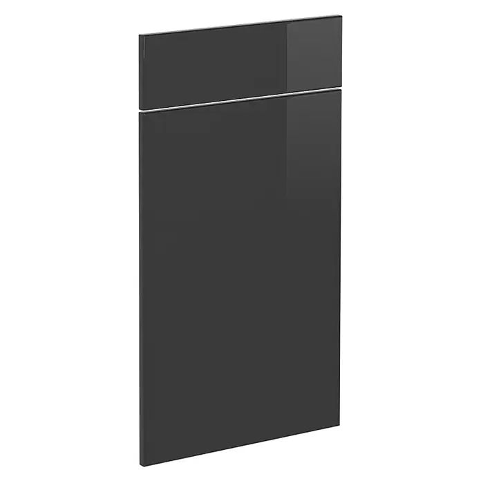 Küchenfront R-Line 39.6 cm Anthrazit Hochglanz Art.-Nr. 29204 - 