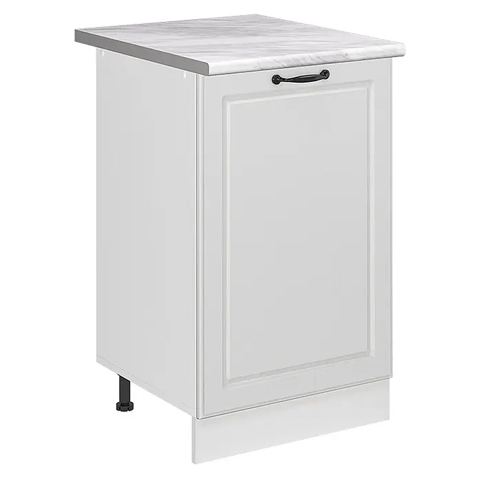 Küchenunterschrank R-Line 50 cm Weiß Landhaus Art.-Nr. 70130 - 