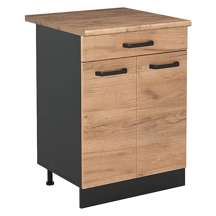 Küchenunterschrank R-Line 60 cm Goldkraft Eiche Art.-Nr. 61099 - 