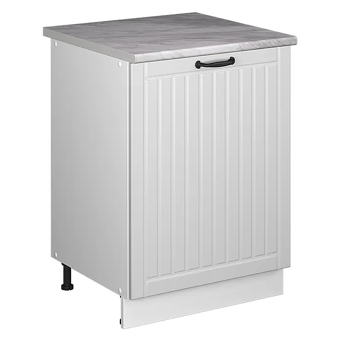 Küchenunterschrank Fame-Line 60 cm Weiß Landhaus Art.-Nr. 65136 - 